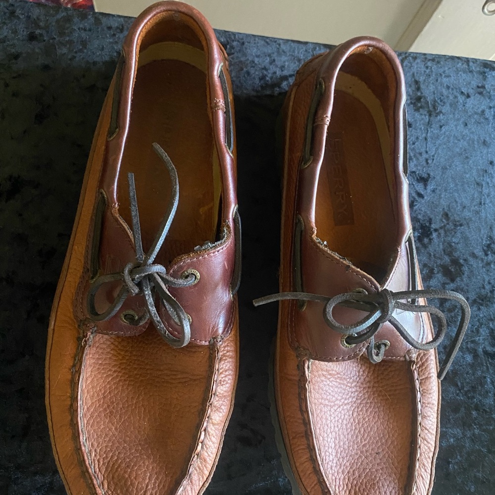 Men’s sperry topsiders only worn 2 times size 12 m